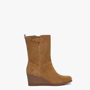 Ugg Potrero Suede Women All-Weather Boots Brown (0135NGYTX)